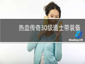 热血传奇30级道士带装备