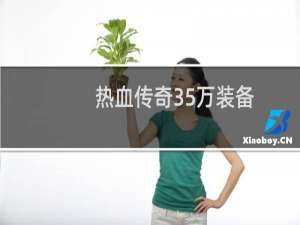 热血传奇35万装备