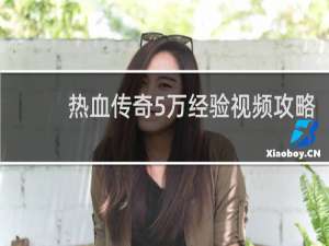 热血传奇5万经验视频攻略