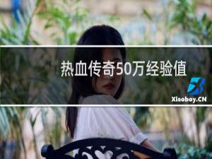 热血传奇50万经验值