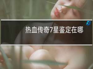 热血传奇7星鉴定在哪