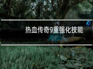 热血传奇9重强化技能