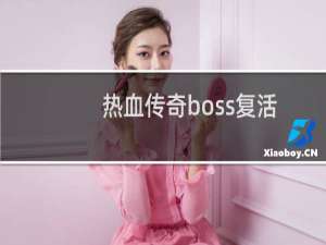 热血传奇boss复活