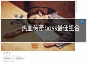 热血传奇boss最佳组合