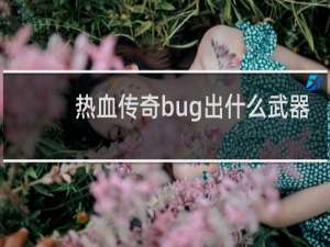 热血传奇bug出什么武器