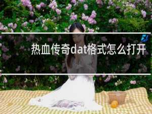 热血传奇dat格式怎么打开