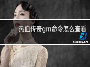 热血传奇gm命令怎么查看
