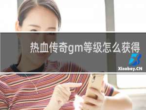 热血传奇gm等级怎么获得