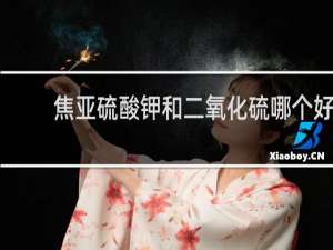 焦亚硫酸钾和二氧化硫哪个好
