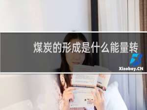 煤炭的形成是什么能量转化