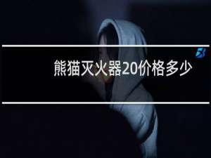 熊猫灭火器 价格多少