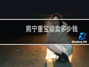 熙宁重宝能卖多少钱