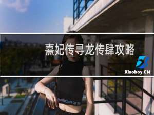 熹妃传寻龙传肆攻略