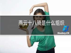 燕云十八骑是什么组织？燕云十八骑的创始人是谁？