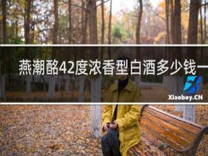 燕潮酩42度浓香型白酒多少钱一瓶