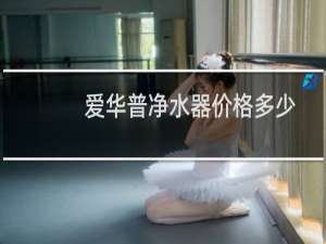 爱华普净水器价格多少