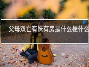 父母双亡有妹有房是什么梗什么梗