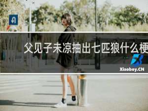 父见子未凉抽出七匹狼什么梗