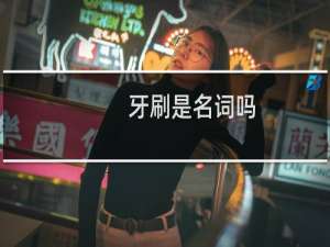 牙刷是名词吗