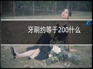 牙刷约等于200什么