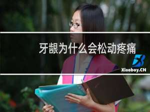 牙龈为什么会松动疼痛