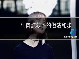 牛肉炖萝卜的做法和步骤视频（牛肉炖萝卜的做法）