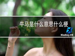 牛马是什么意思什么梗