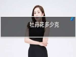 牡丹花多少克