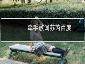 牵手歌词苏芮百度（牵手歌词苏芮）