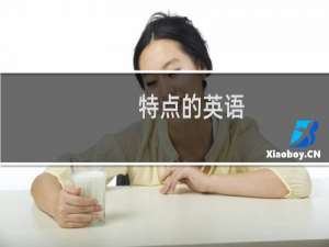 特点的英语