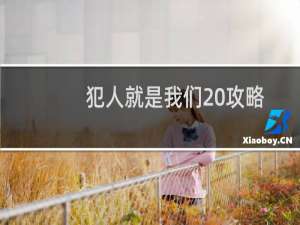 犯人就是我们 攻略