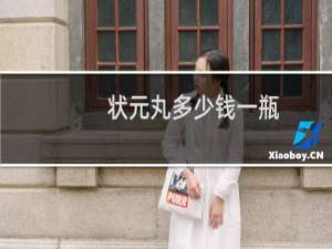 状元丸多少钱一瓶