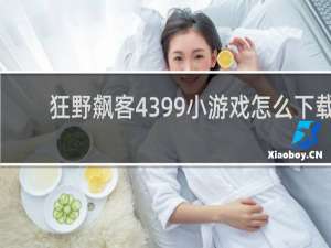 狂野飙客4399小游戏怎么下载