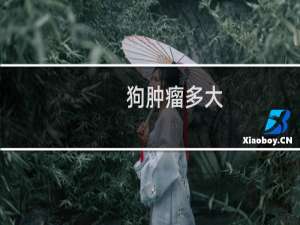 狗肿瘤多大