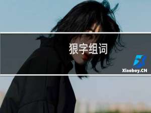 狠字组词