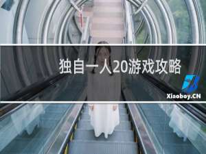 独自一人 游戏攻略
