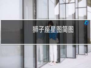 狮子座星图简图