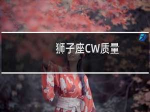 狮子座CW质量