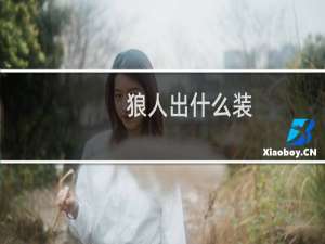 狼人出什么装