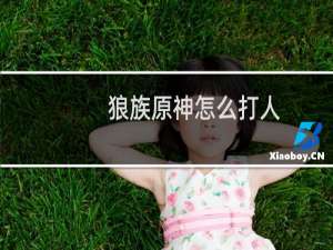狼族原神怎么打人