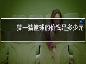 猜一猜篮球的价钱是多少元