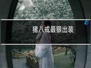 猪八戒最狠出装