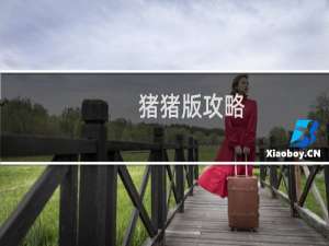 猪猪版攻略