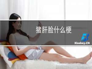猪肝脸什么梗