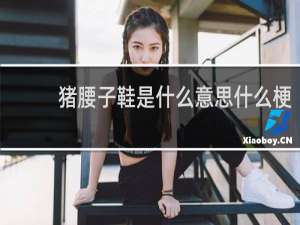 猪腰子鞋是什么意思什么梗