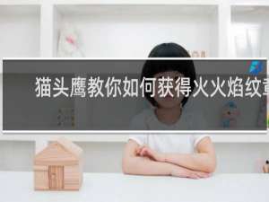 猫头鹰教你如何获得火火焰纹章