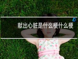 献出心脏是什么梗什么梗