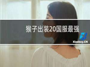 猴子出装 国服最强