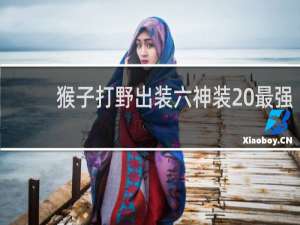 猴子打野出装六神装 最强