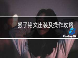 猴子铭文出装及操作攻略